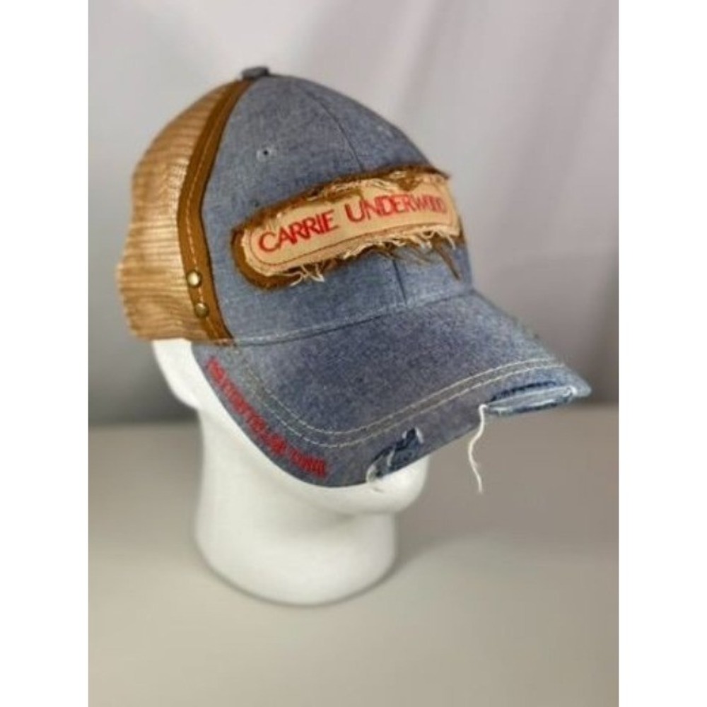 Carrie Underwood Hat Storyteller Tour Distressed Trucker Cap Adjustable